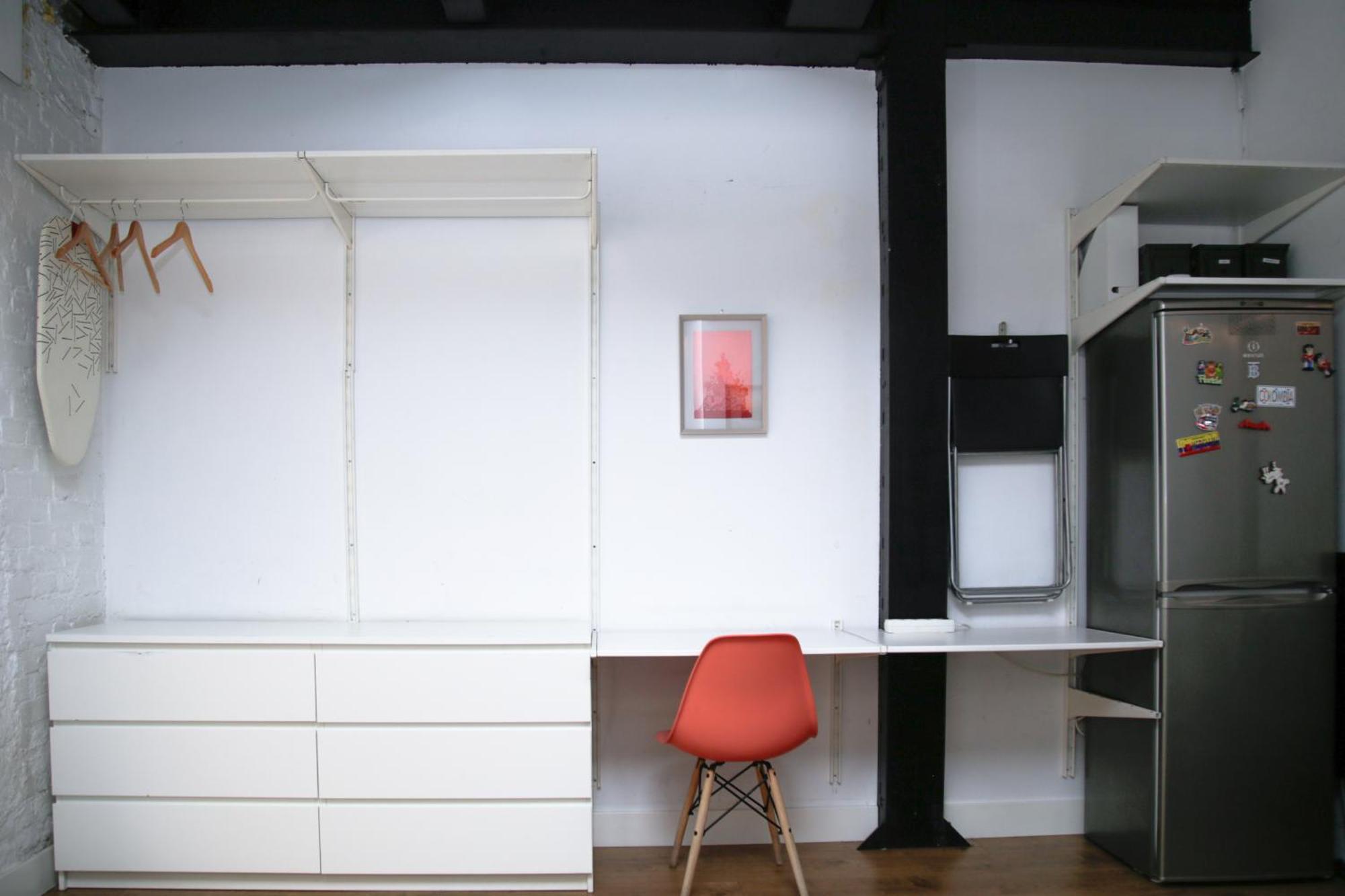 Industrial Loft & Private Courtyard Acacias Appartement Madrid